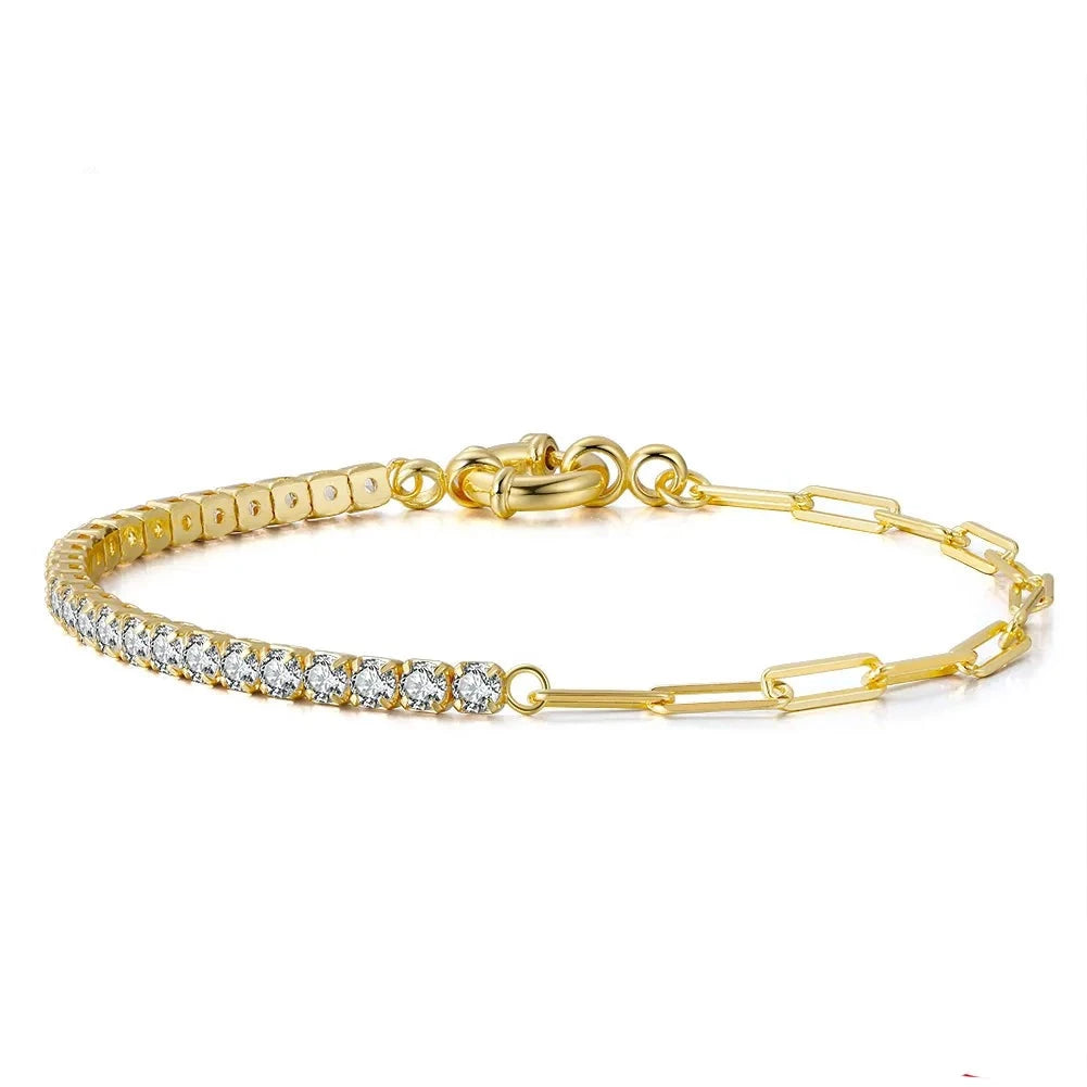 Euryphaessa | 14k Gold Gala Diamond Bracelet