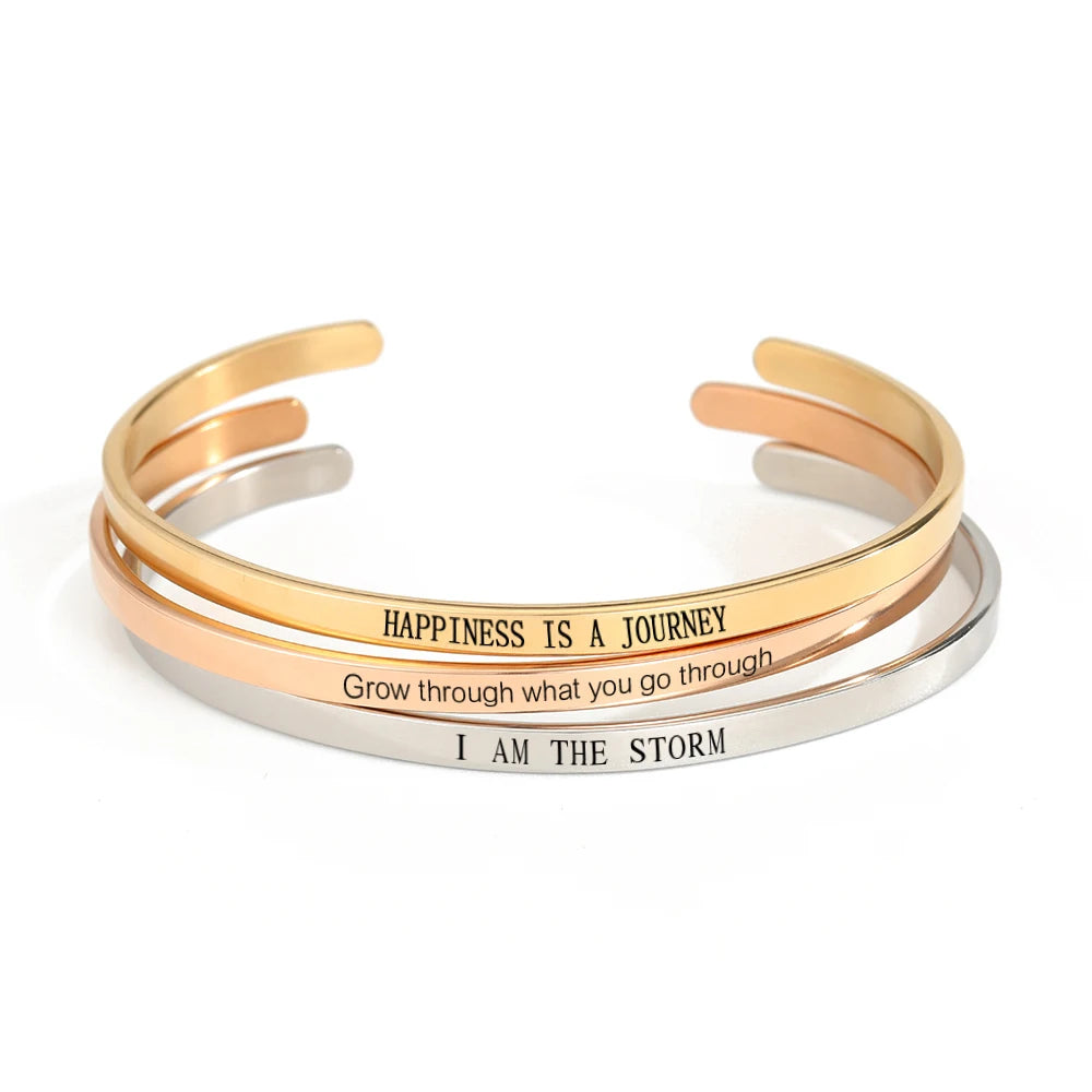 Aurora | 14k Gold Mantra Bracelet