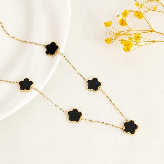 Fortuna | Black Clover Necklace
