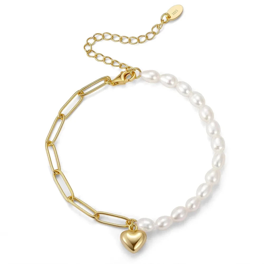 Akoya - Gai | 14k Gold Baroque Link Bracelet