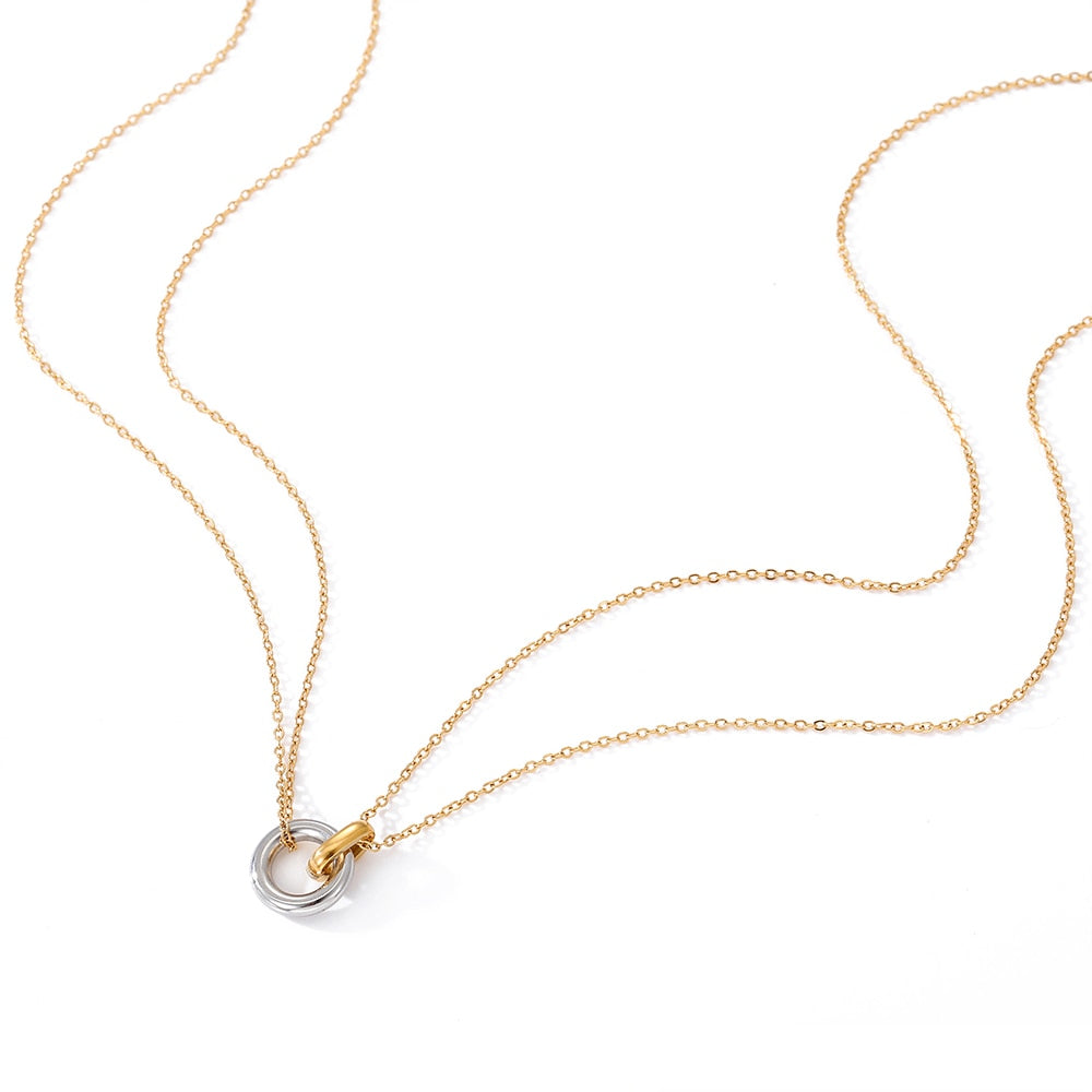 Aurora | 14k Gold Eternal Pendant Necklace