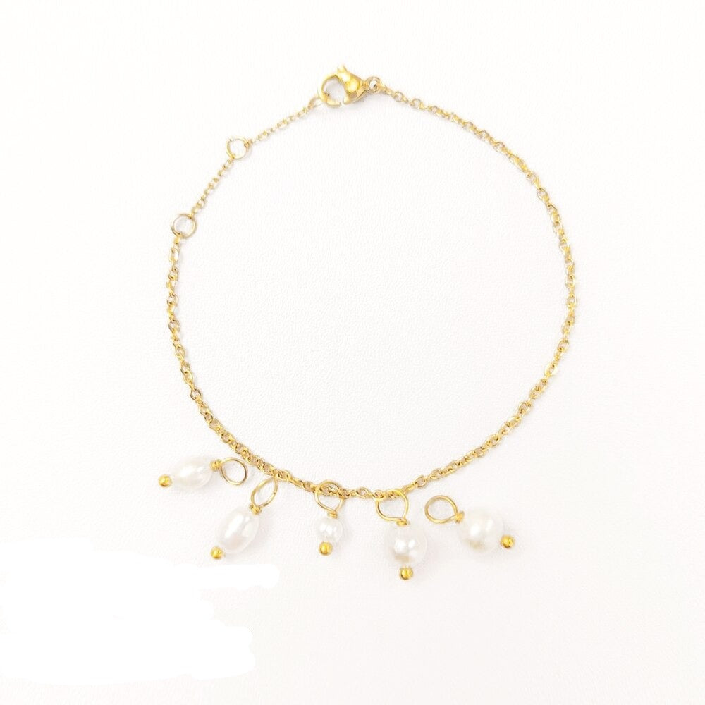Akoya - Gai | 14k Gold + Freshwater Pearls Bracelet
