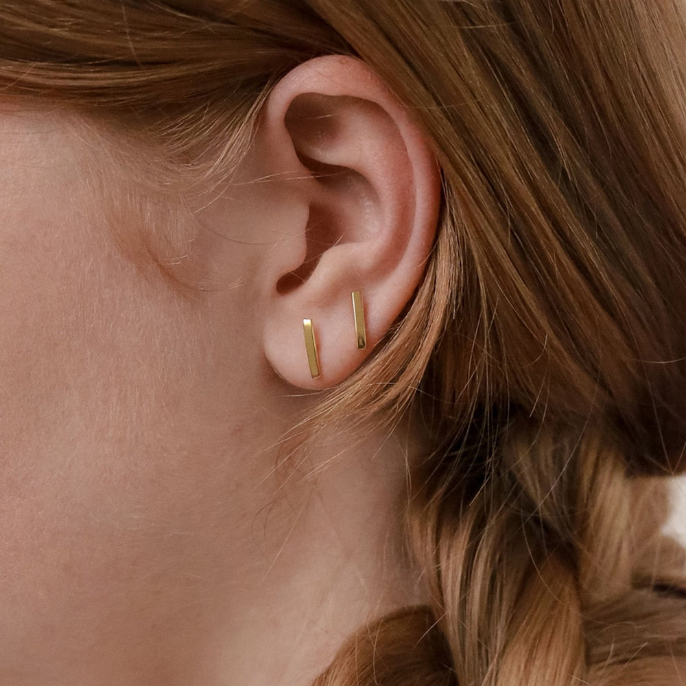 Aurora | 14k Gold Statement Stud Earrings