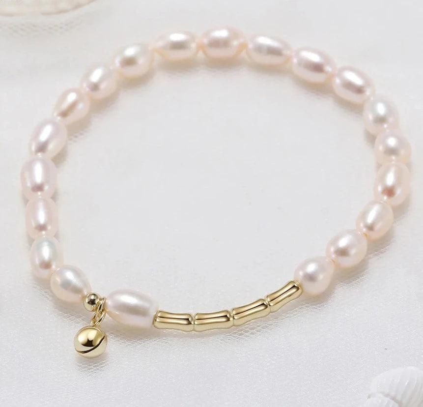 Akoya - Gai | 14k Gold Baroque Pearl Bracelet