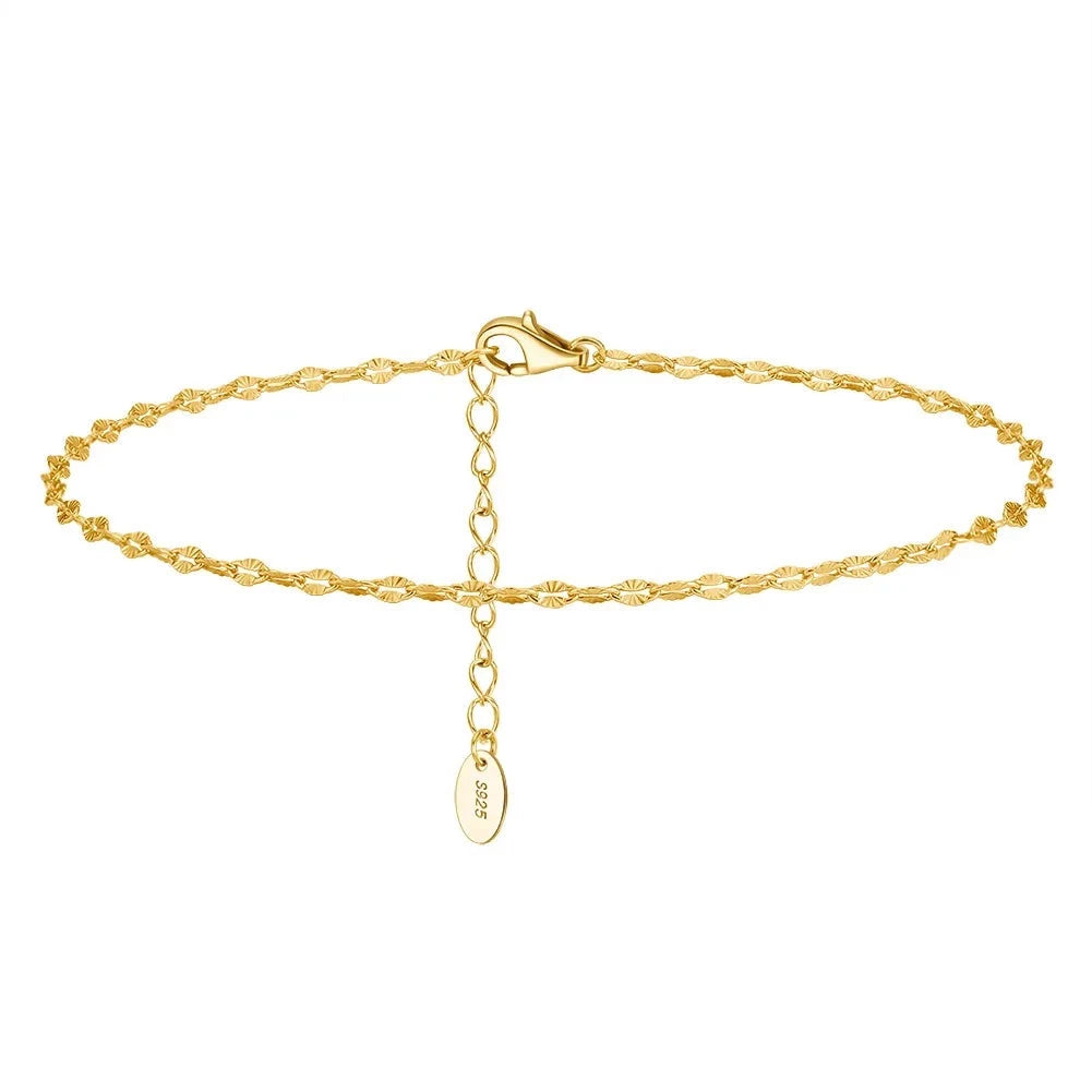 Theia | 14k Gold Butterfly Chain Anklet